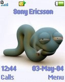 Тема для Sony Ericsson Z310i - Crazy Worm