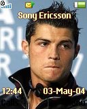 Тема для Sony Ericsson W205 - Cristiano Ronaldo