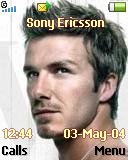 Тема для Sony Ericsson T270i - David Beckham