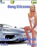 Тема для Sony Ericsson Z250i - Girls On Their Cars