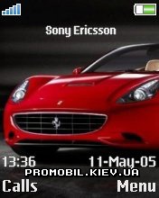 Тема для Sony Ericsson W380i - Red Ferrari