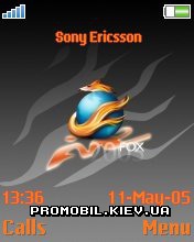 Тема для Sony Ericsson W302i - Fire And Water