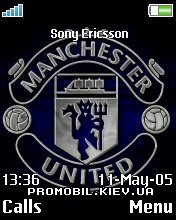 Тема для Sony Ericsson K550i - Manchester United