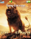 Тема для Sony Ericsson K320i - Lion