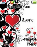 Тема для Sony Ericsson W300i - Love