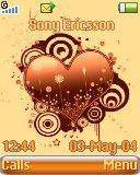 Тема для Sony Ericsson Z310i - Love heart