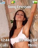Тема для Sony Ericsson W200i - Girl