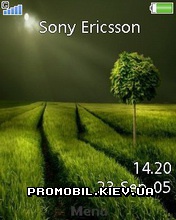Тема для Sony Ericsson W705 - Green Nature