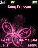 Тема для Sony Ericsson 128x160 - Pink
