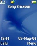 Тема для Sony Ericsson K330i - Fly Blue