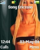 Тема для Sony Ericsson 128x160 - Girl