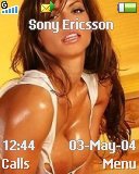Тема для Sony Ericsson 128x160 - Beach girl