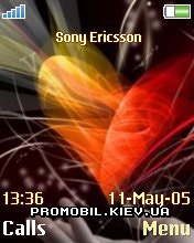 Тема для Sony Ericsson 176x220 - Abstract love heart