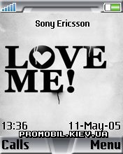 Тема для Sony Ericsson 176x220 - Love Me