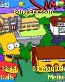 Тема для Sony Ericsson 128x160 - Simpson