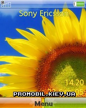 Тема для Sony Ericsson 240x320 - Nature Sunflower