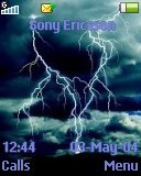 Тема для Sony Ericsson 128x160 - Thunders