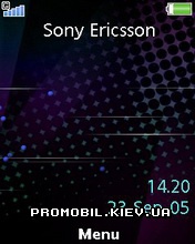 Тема для Sony Ericsson 240x320 - Abstract Flash