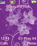 Тема для Sony Ericsson 128x160 - Violet