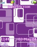 Тема для Sony Ericsson 128x160 - Violet abstract