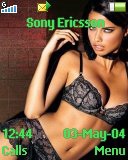Тема для Sony Ericsson 128x160 - Black girl