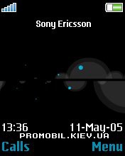 Тема для Sony Ericsson 176x220 - Walkman Blue Ball