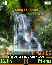 Тема для Sony Ericsson 176x220 - Waterfall