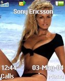 Тема для Sony Ericsson 128x160 - Blonde Hot