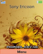 Тема для Sony Ericsson 240x320 - Flower