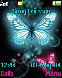 Тема для Sony Ericsson 128x160 - Butterfly Heaven