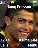 Тема для Sony Ericsson 128x160 - Cristiano Ronaldo