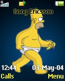 Тема для Sony Ericsson 128x160 - Evolution Of Homer