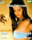 Тема для Sony Ericsson 128x160 - Katrina Kaif