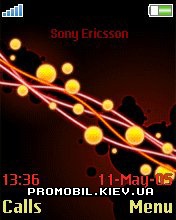 Тема для Sony Ericsson 176x220 - Lava Balls