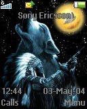 Тема для Sony Ericsson 128x160 - Native Wolf