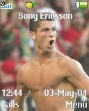 Тема для Sony Ericsson 128x160 - Ronaldo