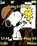 Тема для Sony Ericsson 128x160 - Snoopy