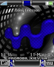 Тема для Sony Ericsson 176x220 - Blue Walkman