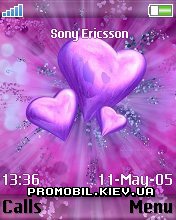 Тема для Sony Ericsson 176x220 - Heart In Motion