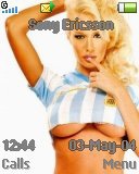 Тема для Sony Ericsson 128x160 - Luciana Salazar