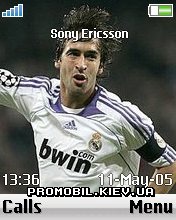 Тема для Sony Ericsson 176x220 - Real madrid