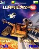 Тема для Sony Ericsson 128x160 - Wall- E