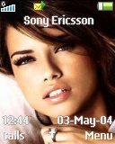 Тема для Sony Ericsson 128x160 - Adriana Lima
