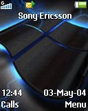 Тема для Sony Ericsson 128x160 - Blue Windows