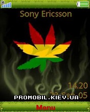 Тема для Sony Ericsson 240x320 - Weed