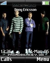 Тема для Sony Ericsson 176x220 - Backstreet Boys