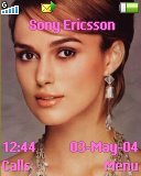 Тема для Sony Ericsson 128x160 - Keira Knightley