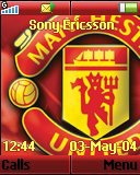 Тема для Sony Ericsson 128x160 - Manchester United
