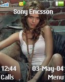 Тема для Sony Ericsson 128x160 - Girl