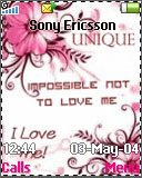 Тема для Sony Ericsson 128x160 - Pink Cute